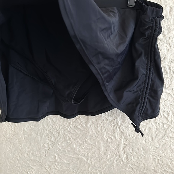 Torrid Black Skirted Bikini Swim Bottom Ruched Side Tie 3X - Picture 4 of 9